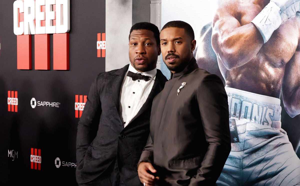 Jonathan Majors And Michael B. Jordan Talk About Atlanta-filmed Creed ...