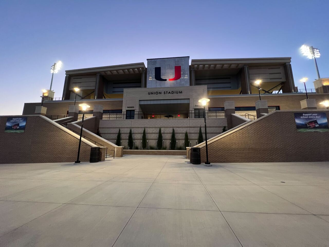 Union High School's new football stadium