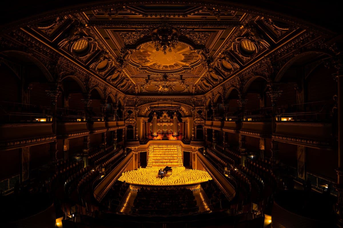 A Candlelight concert at Victoria Hall in Geneva.