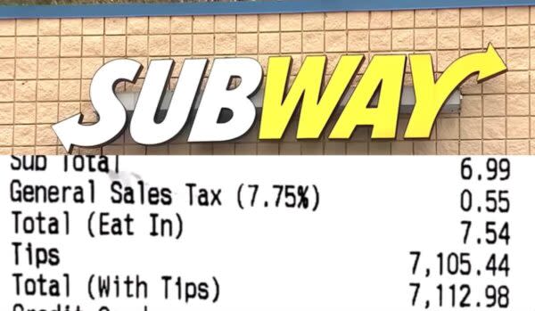 Woman Paid 7K For Subway Sandwich