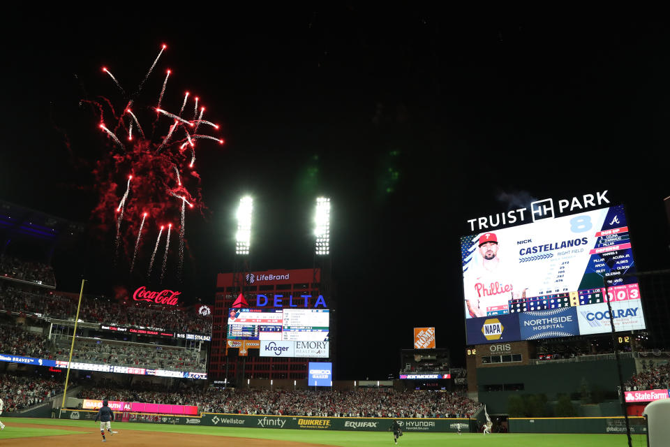 Atlanta was originally set to host the 2021 All-Star Game, but MLB moved the event because of a new voting law in Georgia. (Photo by Jeff Robinson/Icon Sportswire via Getty Images)