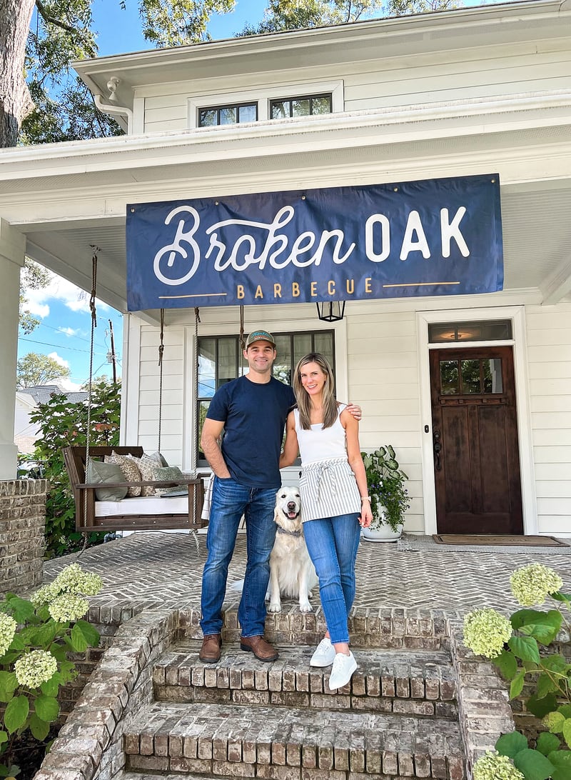 Brian and Jordan Ingle launched Atlanta pop-up Broken Oak BBQ in 2021. / Courtesy of Broken Oak BBQ