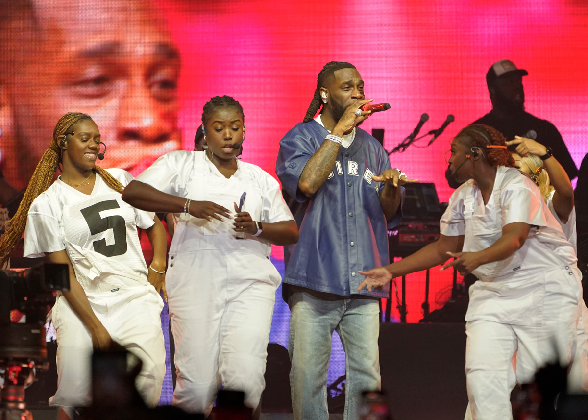 Photos: Burna Boy performs at State Farm Arena