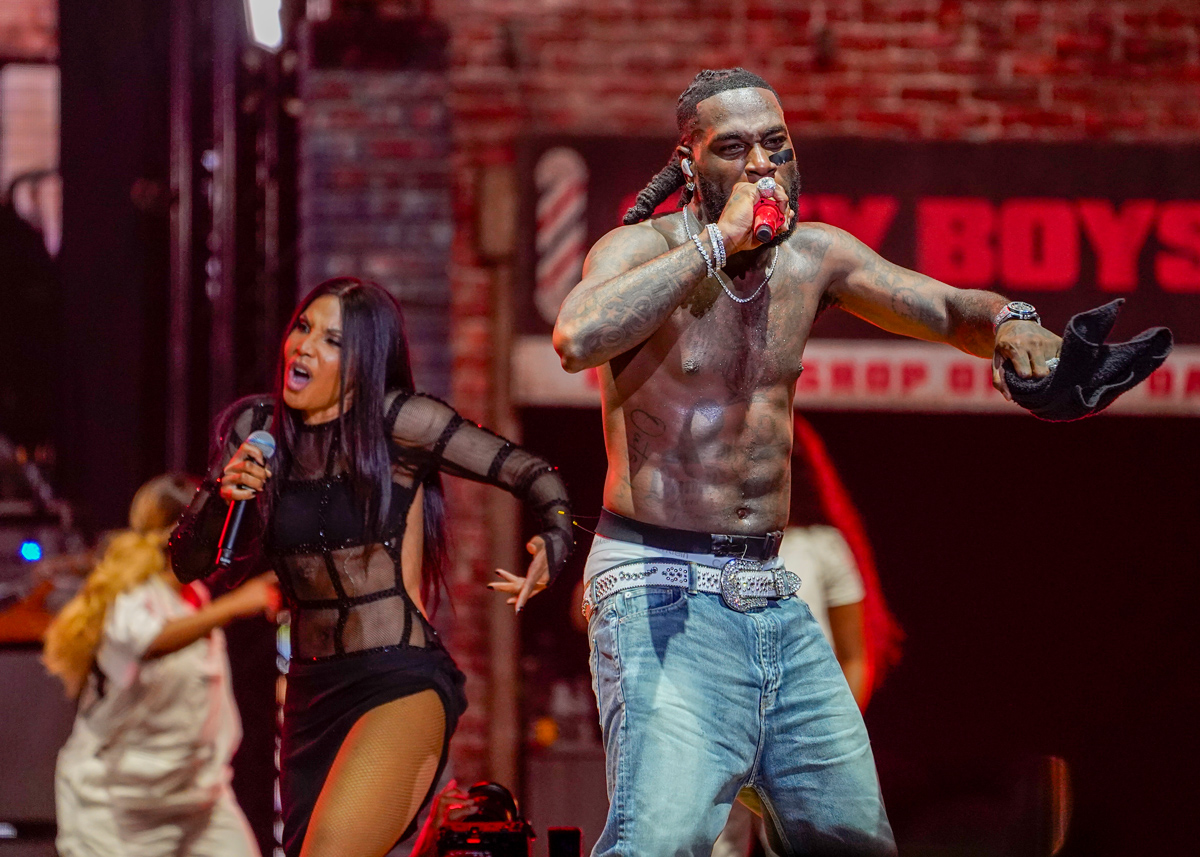 Photos: Burna Boy performs at State Farm Arena