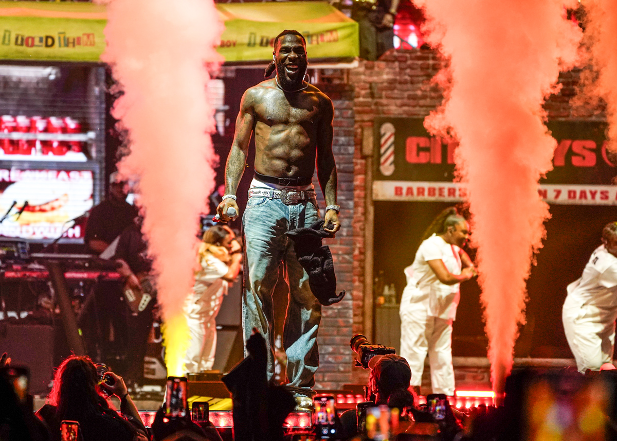 Photos: Burna Boy performs at State Farm Arena